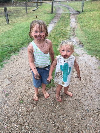 Kids in mud elvin felix hlif savage high res