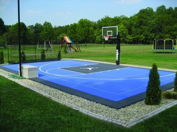  backyard basketball court backyard sports