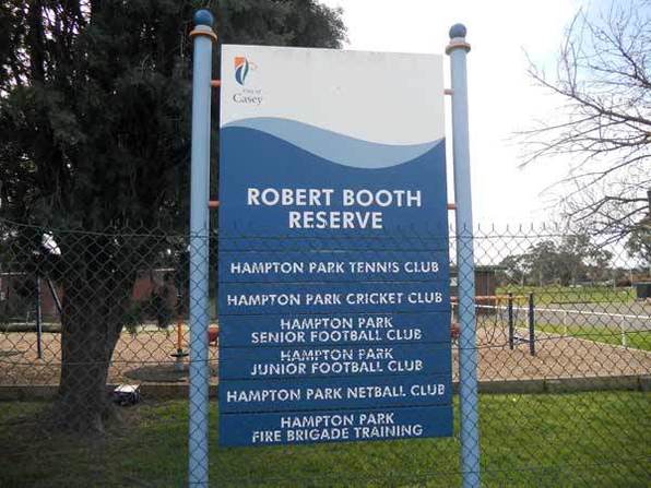 Robert booth reserve